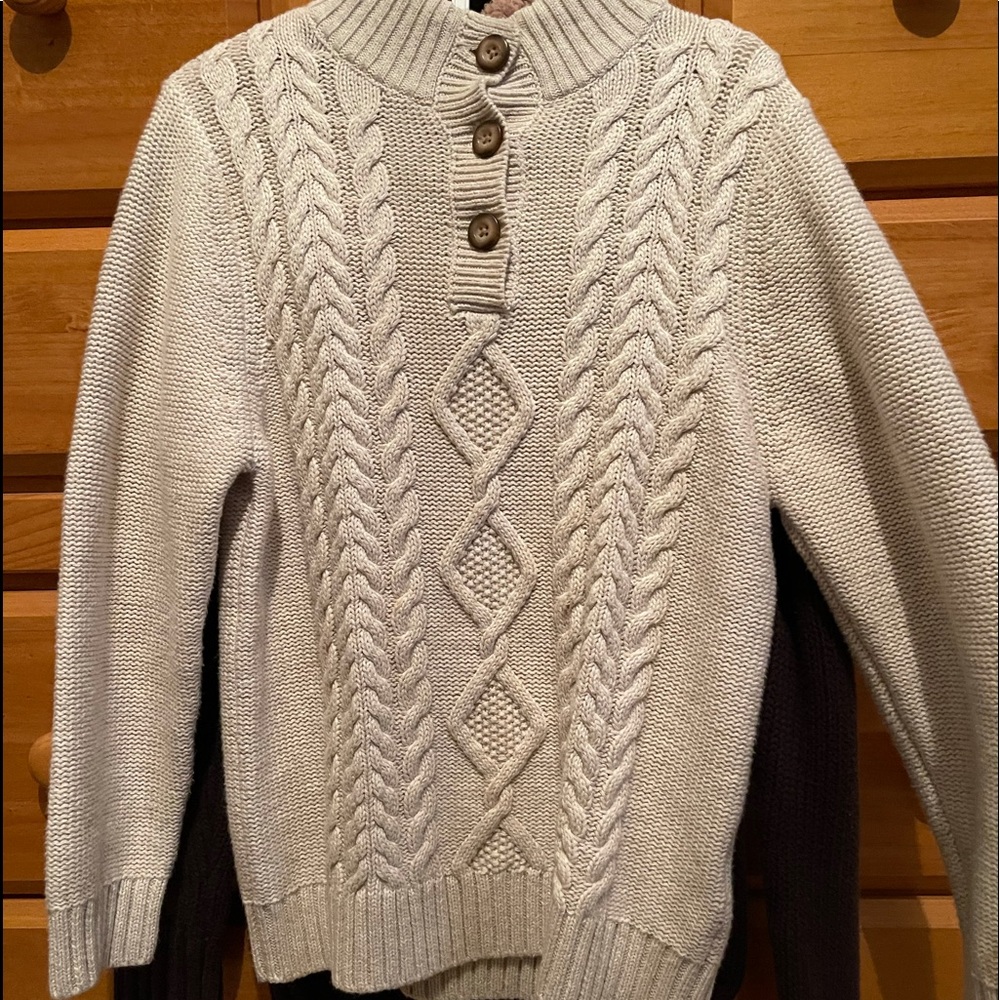 Hanna Anderson Cable Sweater.